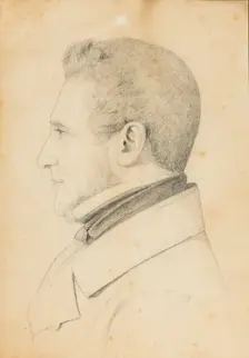 Portrait of Consul Alfred Hage, 1830s. Creator: Arnette Hage