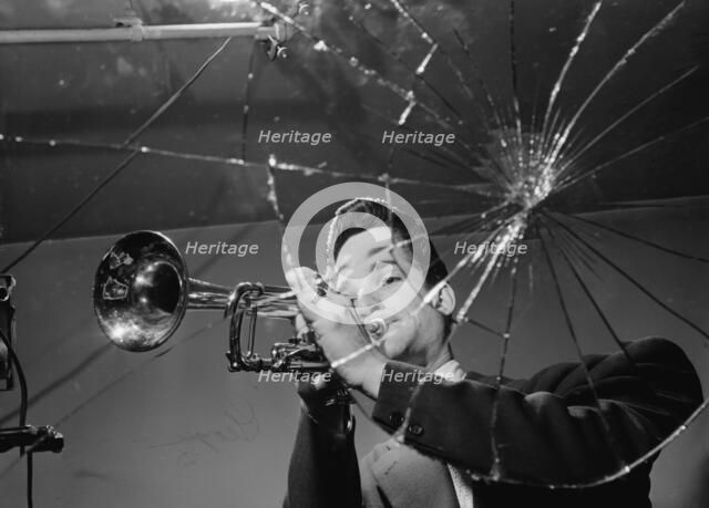 Portrait of Conte Candoli, 1947 or 1948. Creator: William Paul Gottlieb.