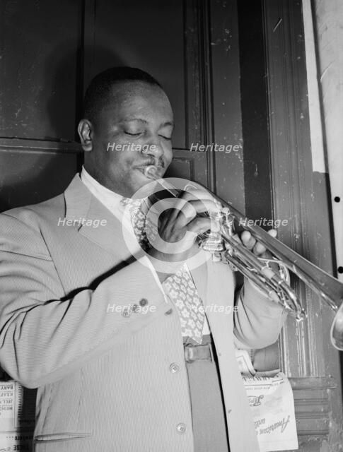 Portrait of Cootie Williams, New York, N.Y.(?), 1938. Creator: William Paul Gottlieb.