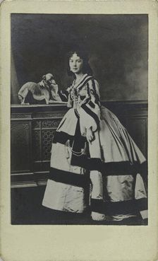 Portrait of Cora Pearl (1836-1886), ca 1865. Creator: Anonymous
