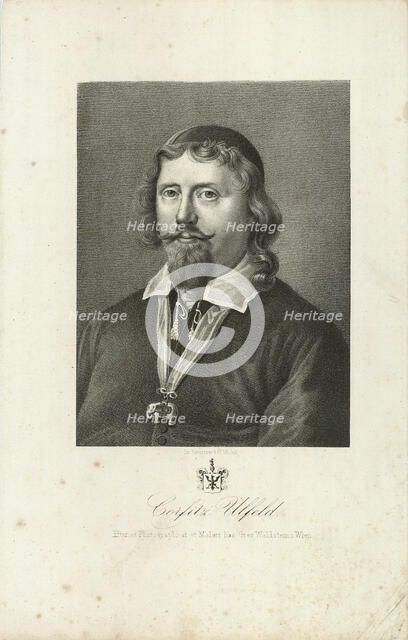 Portrait of Corfitz Ulfeldt (1606-1664), 1867. Creator: Baerentzen, Emilius Ditlev (1799-1868).