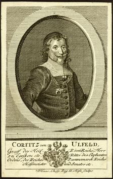 Portrait of Corfitz Ulfeldt (1606-1664). Creator: Haas, Jonas (1720-1775)