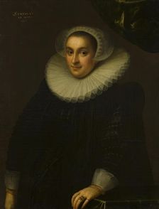 Portrait of Cornelia Bot, wife of Gottfried Houtappel, 1597. Creator: Gortzius Geldorp