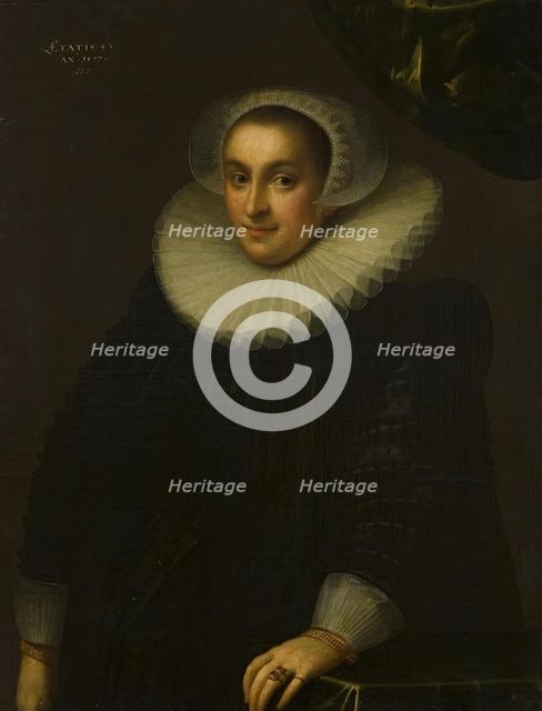 Portrait of Cornelia Bot, wife of Gottfried Houtappel, 1597. Creator: Gortzius Geldorp.