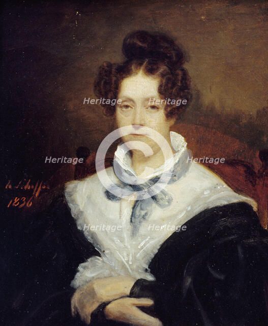 Portrait of Cornelia Scheffer-Lamme, 1836. Creator: Henry Scheffer.
