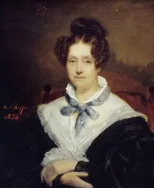 Portrait of Cornelia Scheffer-Lamme, 1836. Creator: Henry Scheffer