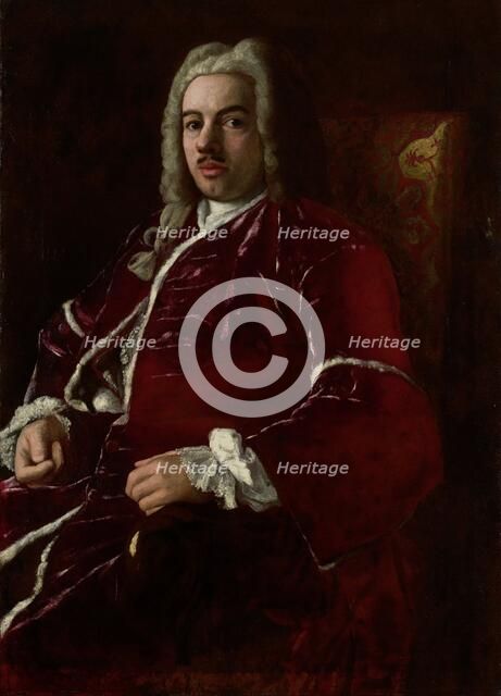 Portrait of Cornelis Calkoen (1696-1764). Ambassador to the Ottoman Empire in Constantinople (Istanb Creator: Jean Baptiste Vanmour.