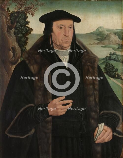 Portrait of Cornelis Aerentsz van der Dussen (1481-1556), c.1555-c.1570. Creator: Unknown.