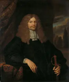 Portrait of Cornelis Backer (1633-81), councillor, alderman, and colonel of the..., 1660-1684. Creator: Gaspar Netscher