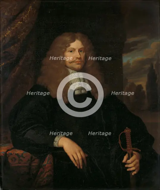 Portrait of Cornelis Backer (1633-81), councillor, alderman, and colonel of the..., 1660-1684. Creator: Gaspar Netscher.