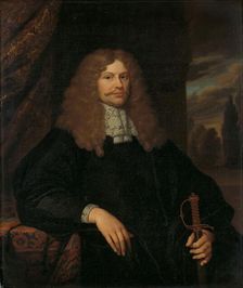 Portrait of Cornelis Backer (1633-81), councillor, alderman, and colonel of the..., 1660-1684. Creator: Gaspar Netscher