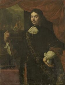 Portrait of Cornelis Jacobsz de Boer, Captain in the Navy, 1674. Creator: Jan van Neck
