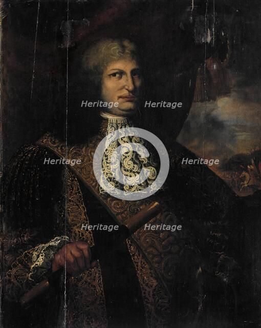 Portrait of Cornelis Speelman, Governor-General of the Dutch East Indies, 1680-1700. Creator: Martin Palin.