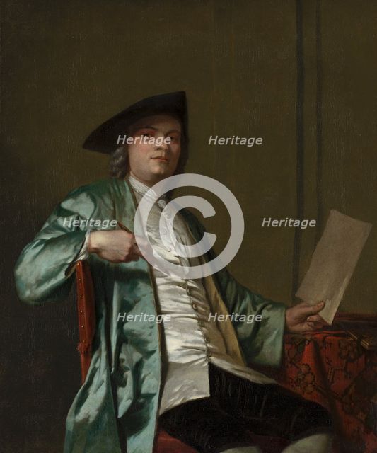 Portrait of Cornelis Ploos van Amstel (1726-1798), c1750s. Creator: George van der Myn.