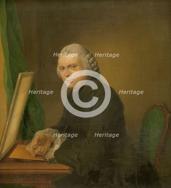Portrait of Cornelis Ploos van Amstel, 1766. Creator: Jacobus Buys.