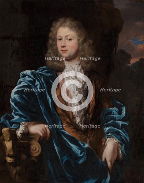 Portrait of Cornelis ten Hove (1658-1694), c1680s. Creator: Nicolaes Maes.