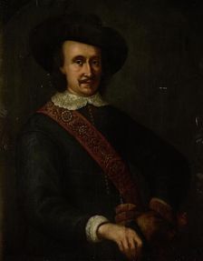 Portrait of Cornelis van der Lijn, Governor-General of the Dutch East Indies, 1645-1675. Creator: Anon