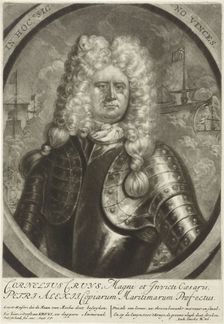 Portrait of Cornelius Cruys (1655-1727), Vice Admiral of the Imperial Russian Navy, c. 1713
