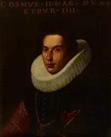 Portrait of Cosimo II de Medici (1590-1621), Grand Duke of Tuscany, 17th century. Creator: Unknown