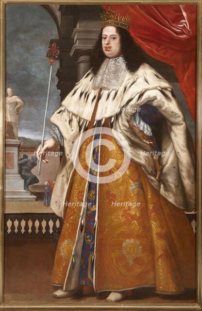 Portrait of Cosimo III de' Medici (1642-1723), Grand Duke of Tuscany, 1676-1677. Creator: Franceschini, Baldassare, (Il Volterrano) (1611-1689).