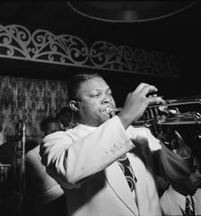 Portrait of Cat Anderson, Aquarium, New York, N.Y., 1946. Creator: William Paul Gottlieb