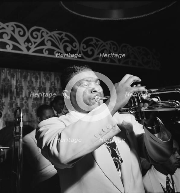 Portrait of Cat Anderson, Aquarium, New York, N.Y., 1946. Creator: William Paul Gottlieb.