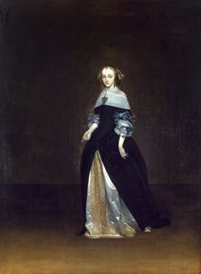 Portrait of Catarina van Leunink, 1663. Creator: Gerard Terborch II