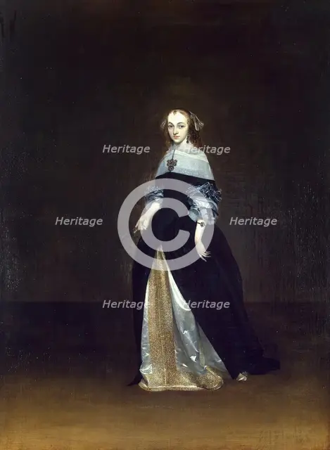 Portrait of Catarina van Leunink, 1663. Creator: Gerard Terborch II.