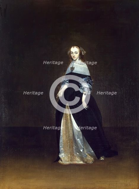 Portrait of Catarina van Leunink, 1663. Creator: Gerard Terborch II.