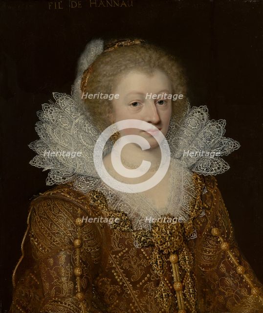 Portrait of Catharina Belgica (1578-1648), 1617. Creator: Jan Anthonisz van Ravesteyn.