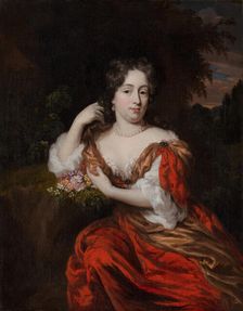 Portrait of Catharina Dierquens (1664-1715), c1680s. Creator: Nicolaes Maes