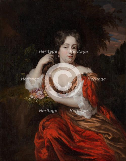 Portrait of Catharina Dierquens (1664-1715), c1680s. Creator: Nicolaes Maes.