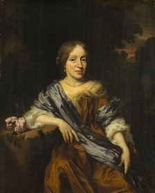 Portrait of Catharina Pottey, Sister of Willem and Sara Pottey, 1661-1693. Creator: Nicolaes Maes