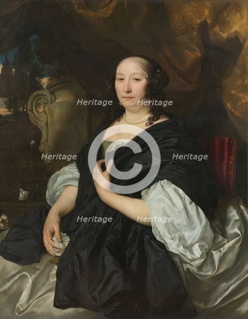 Portrait of Catharina van der Voort, 1667. Creator: Abraham Lambertsz. Van Den Tempel.