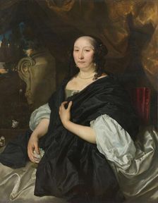 Portrait of Catharina van der Voort, 1667. Creator: Abraham Lambertsz. Van Den Tempel