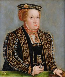 Portrait of Catherine of Austria (1533-1572), Queen of Poland, c. 1565