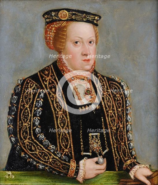 Portrait of Catherine of Austria (1533-1572), Queen of Poland, c. 1565.