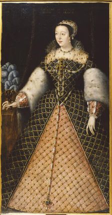 Portrait of Catherine de Medici (1519-1589), c. 1550. Creator: Le Mannier, Germain (active c. 1537-1559)