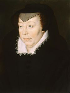 Portrait of Catherine de Medici, c1580. Creator: Unknown