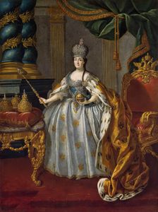 Portrait of Catherine II, 1756. Creator: Aleksei Petrovich Antropov