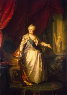 Portrait of Catherine II, 1793. Creator: Johann Baptist Lampi I