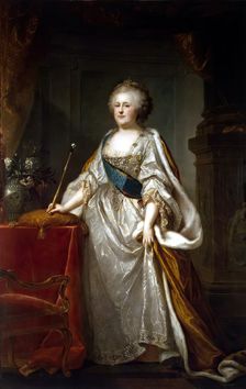 Portrait of Catherine II, 1794. Creator: Johann Baptist Lampi I