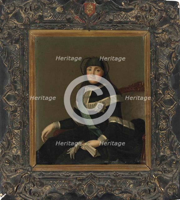 Portrait of Catherine II in mourning, 1762.
