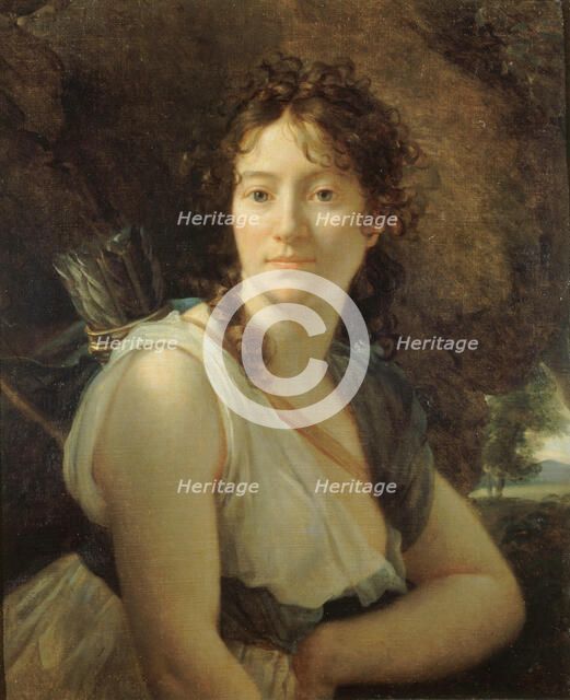 Portrait of Catherine Josephine Duchesnois (1777-1835), Early 19th cen. Creator: Gérard, François Pascal Simon (1770-1837).