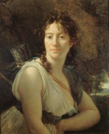 Portrait of Catherine Josephine Duchesnois (1777-1835), Early 19th cen. Creator: Gérard, François Pascal Simon (1770-1837)