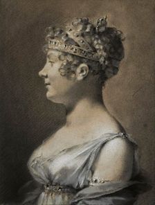 Portrait of Catherine Talleyrand, Princesse de Bénévent, 1806-1807. Creator: Prud'hon, Pierre-Paul (1758-1823)