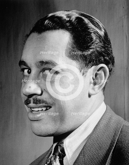 Portrait of Cab Calloway, Columbia studio, New York, N.Y., ca. Mar. 1947. Creator: William Paul Gottlieb.