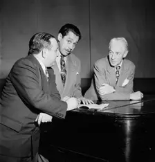 Portrait of Cab Calloway, Columbia studio, New York, N.Y., ca. Mar. 1947. Creator: William Paul Gottlieb