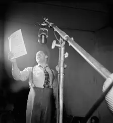 Portrait of Cab Calloway, Columbia studio, New York, N.Y., ca. Mar. 1947. Creator: William Paul Gottlieb