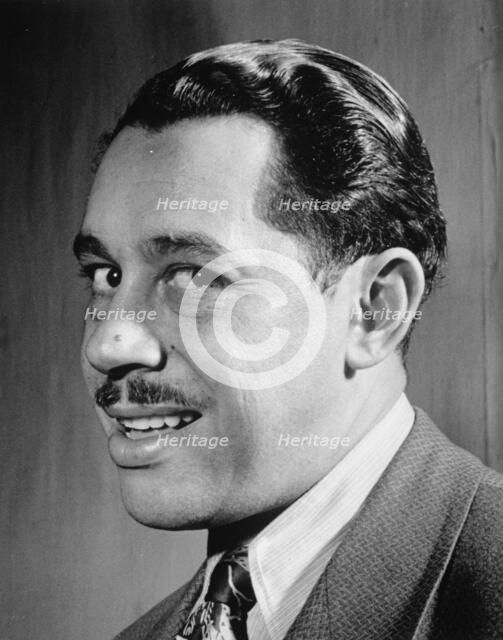 Portrait of Cab Calloway, Columbia studio, New York, N.Y., ca. Mar. 1947. Creator: William Paul Gottlieb.